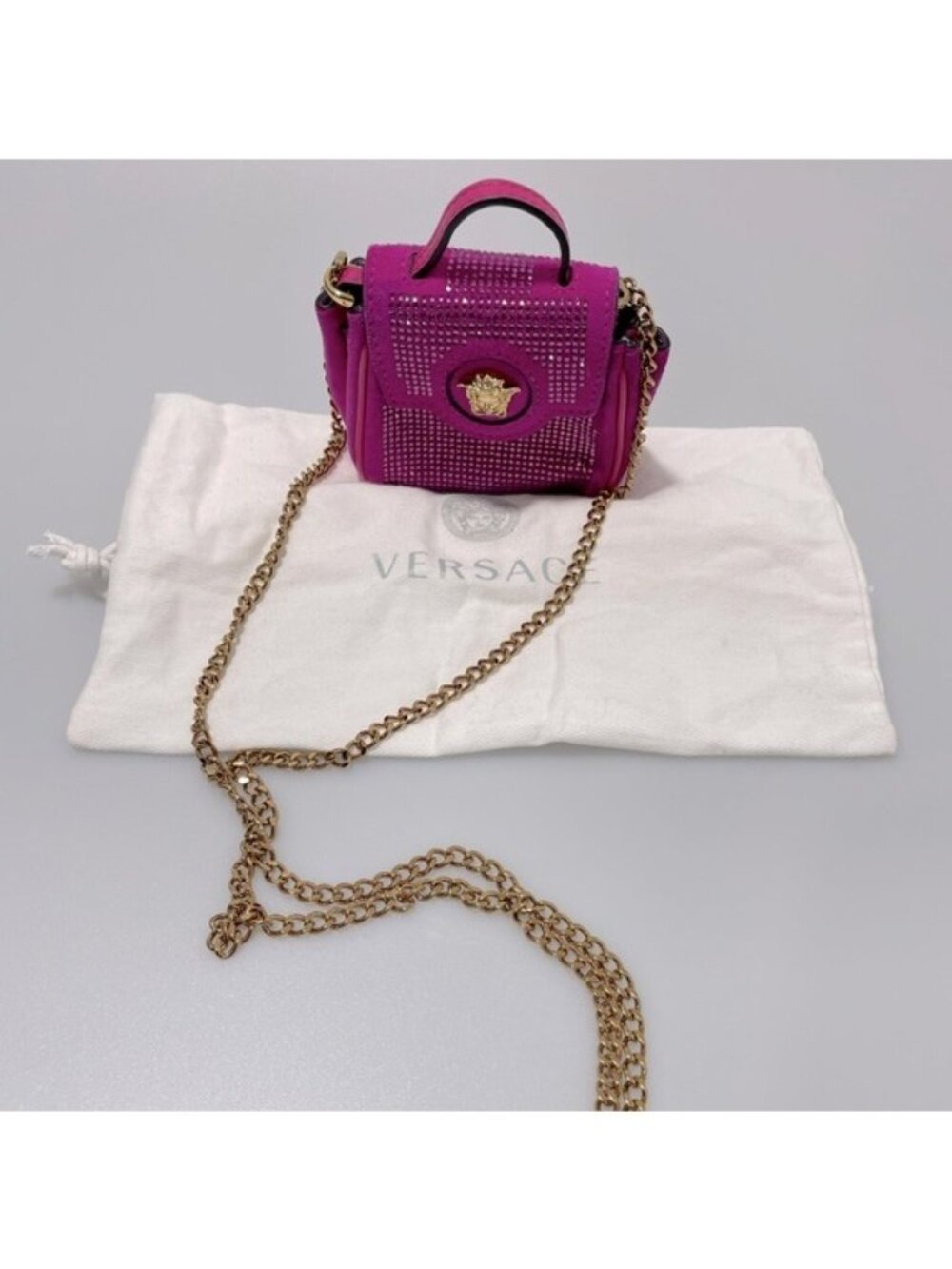 Versace Medusa Head Mini Bag $1710.Lightly Used. Dust Bag Included.